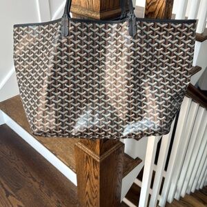 Goyard St Louis GM Bag - black/brown